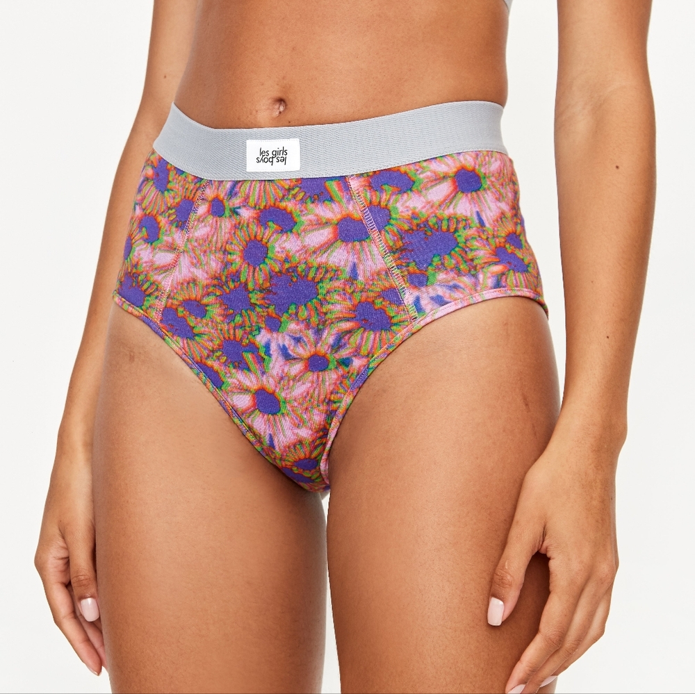 Les Girls Les Boys Hazy Daisy high waist briefs